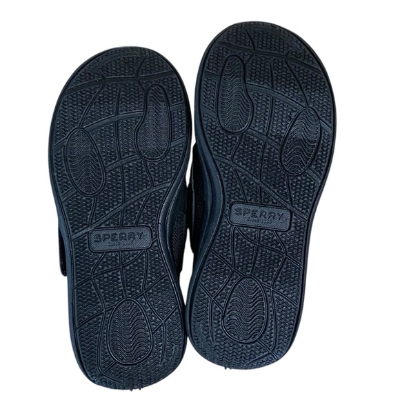 Sperry Boys Black Fairwater PLUSHWAVE™ Jr Boat Shoe - Picture 8 of 10